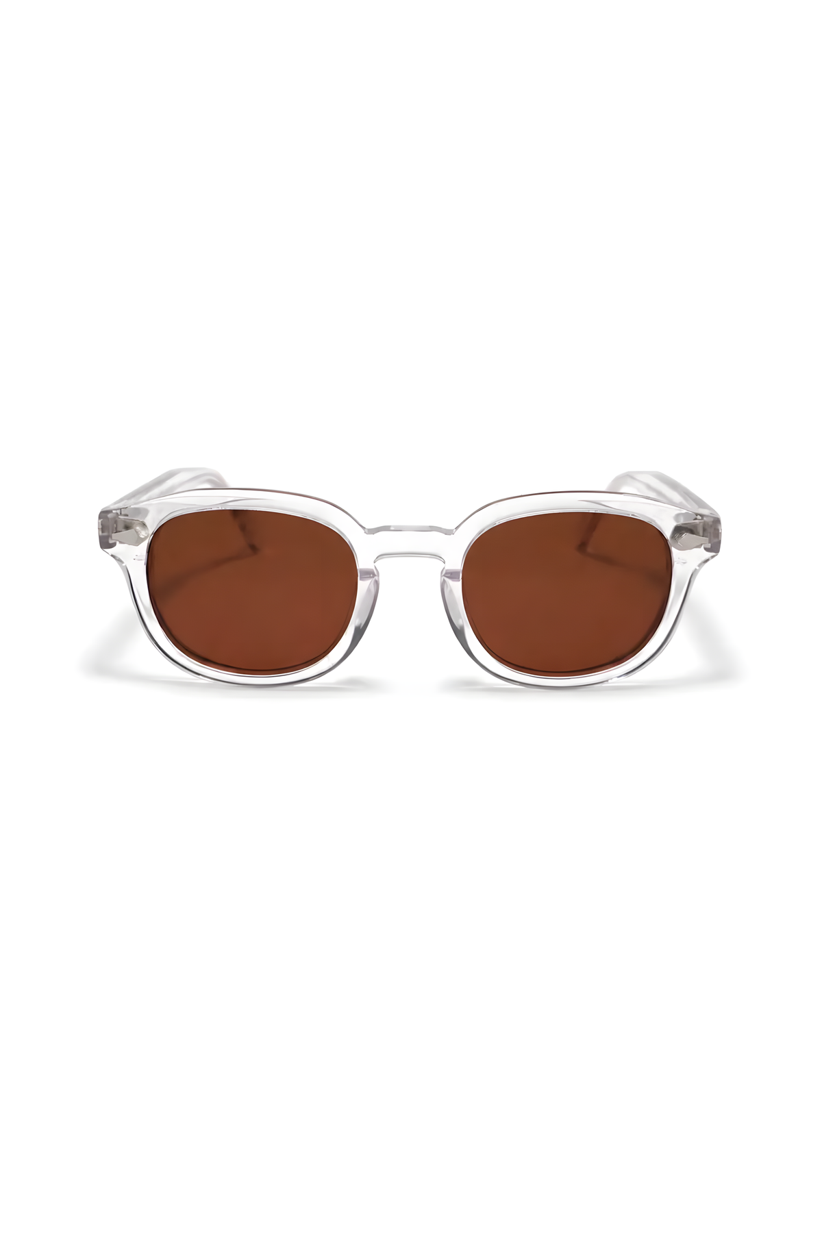 Lentes de sol Beta-4 de armazón redondo transparente — Norte Eyewear (vista 2)