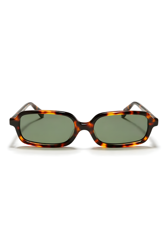 Lentes de sol Cary-1 de armazón rectangular carey — Norte Eyewear