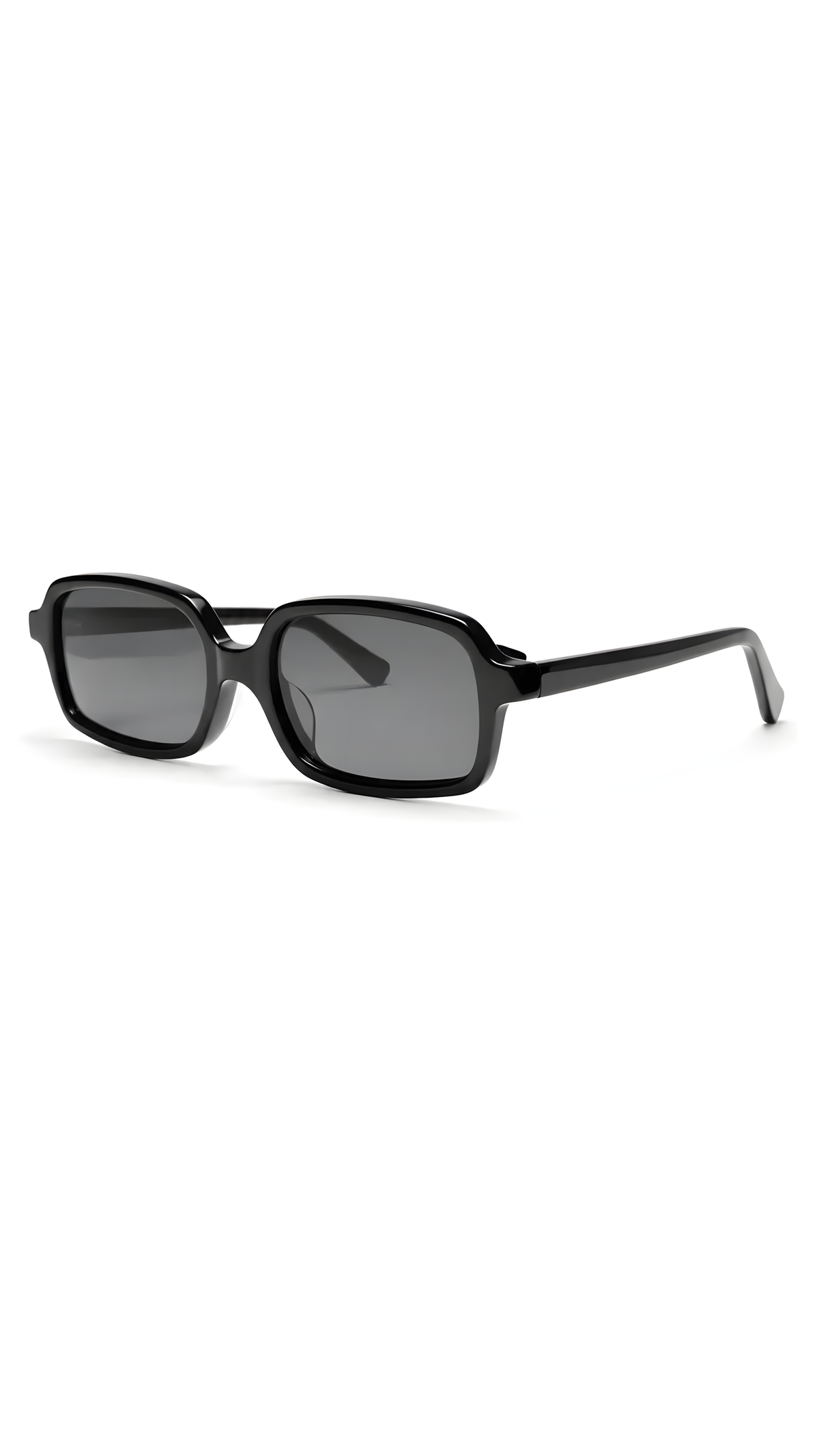 Lentes de sol Cary-2 de armazón rectangular negro — Norte Eyewear (vista 3)