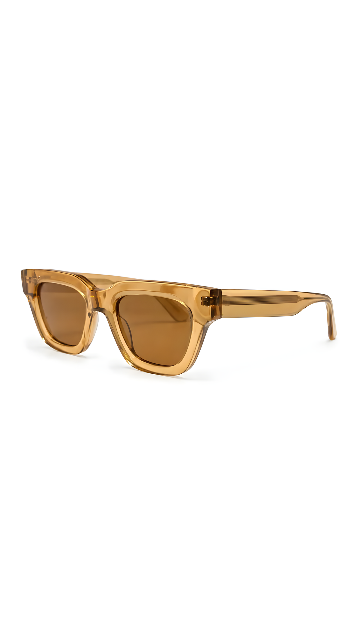 Lentes de sol Eve-2 de armazón wayfarer ámbar — Norte Eyewear (vista 3)