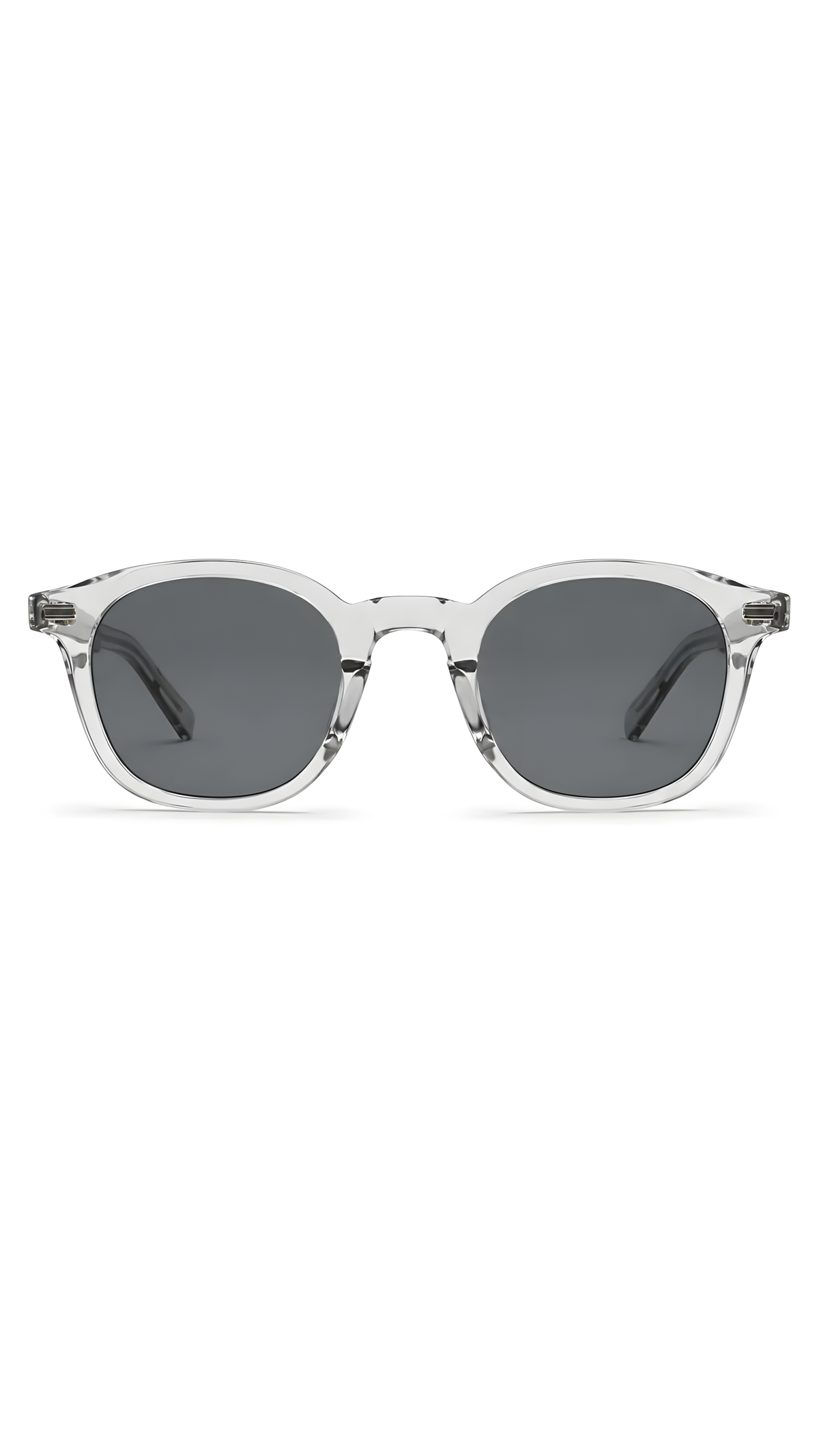 Lentes de sol Null-2 de armazón redondo transparente — Norte Eyewear