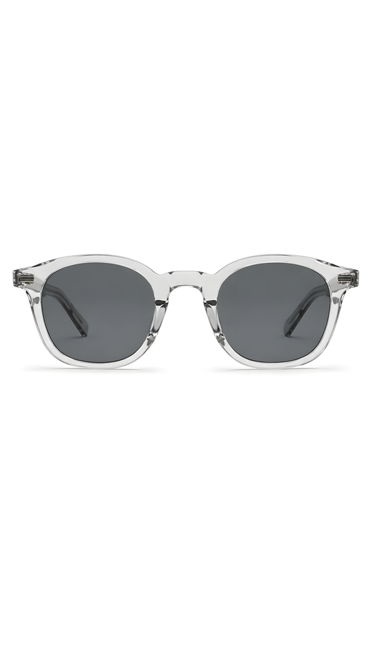 Lentes de sol Null-2 de armazón redondo transparente — Norte Eyewear