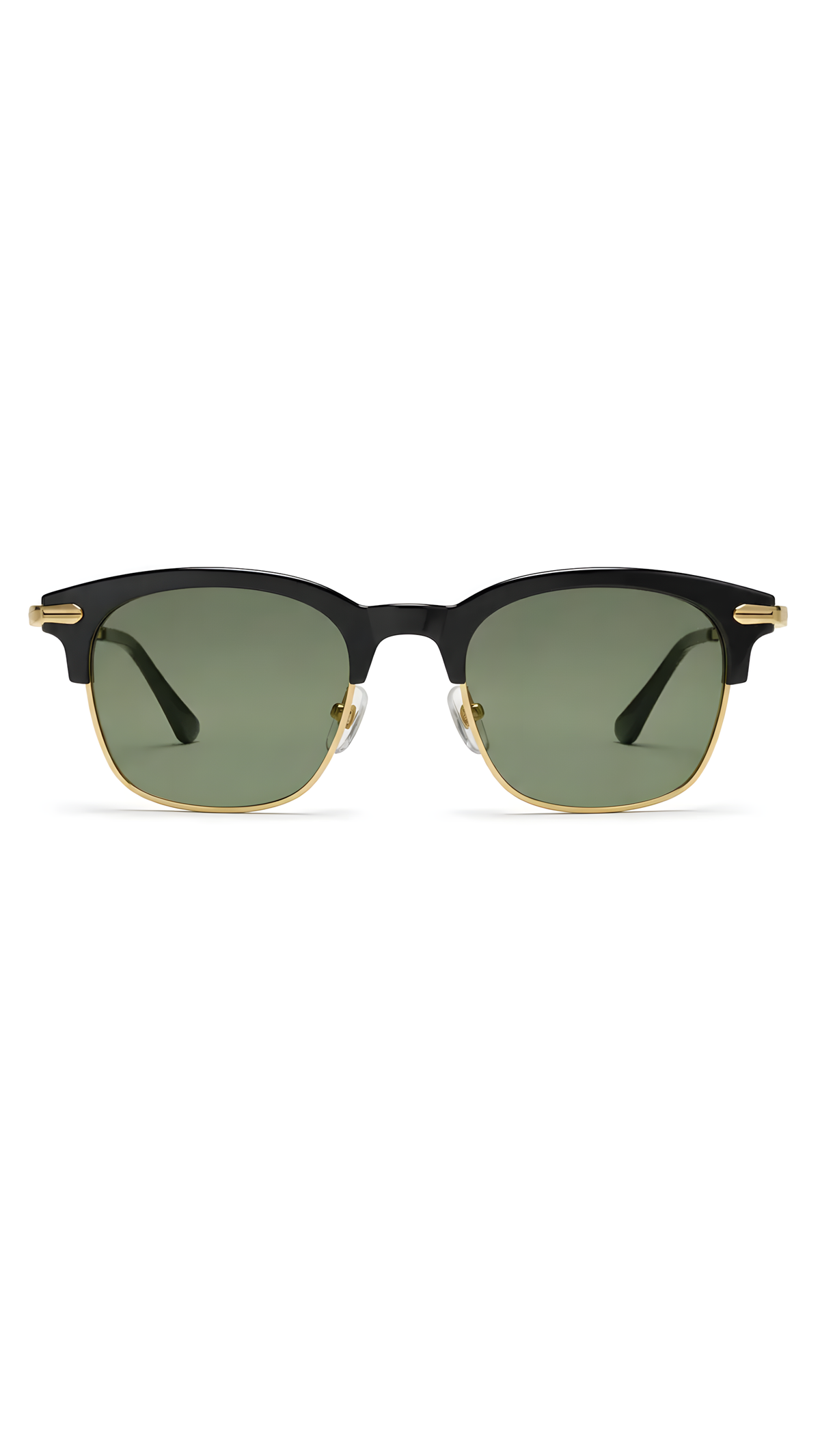 Lentes de sol Rect-2 en color negro — Norte Eyewear