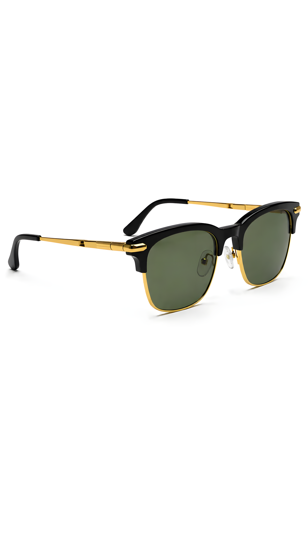 Lentes de sol Rect-2 en color negro — Norte Eyewear (vista 2)